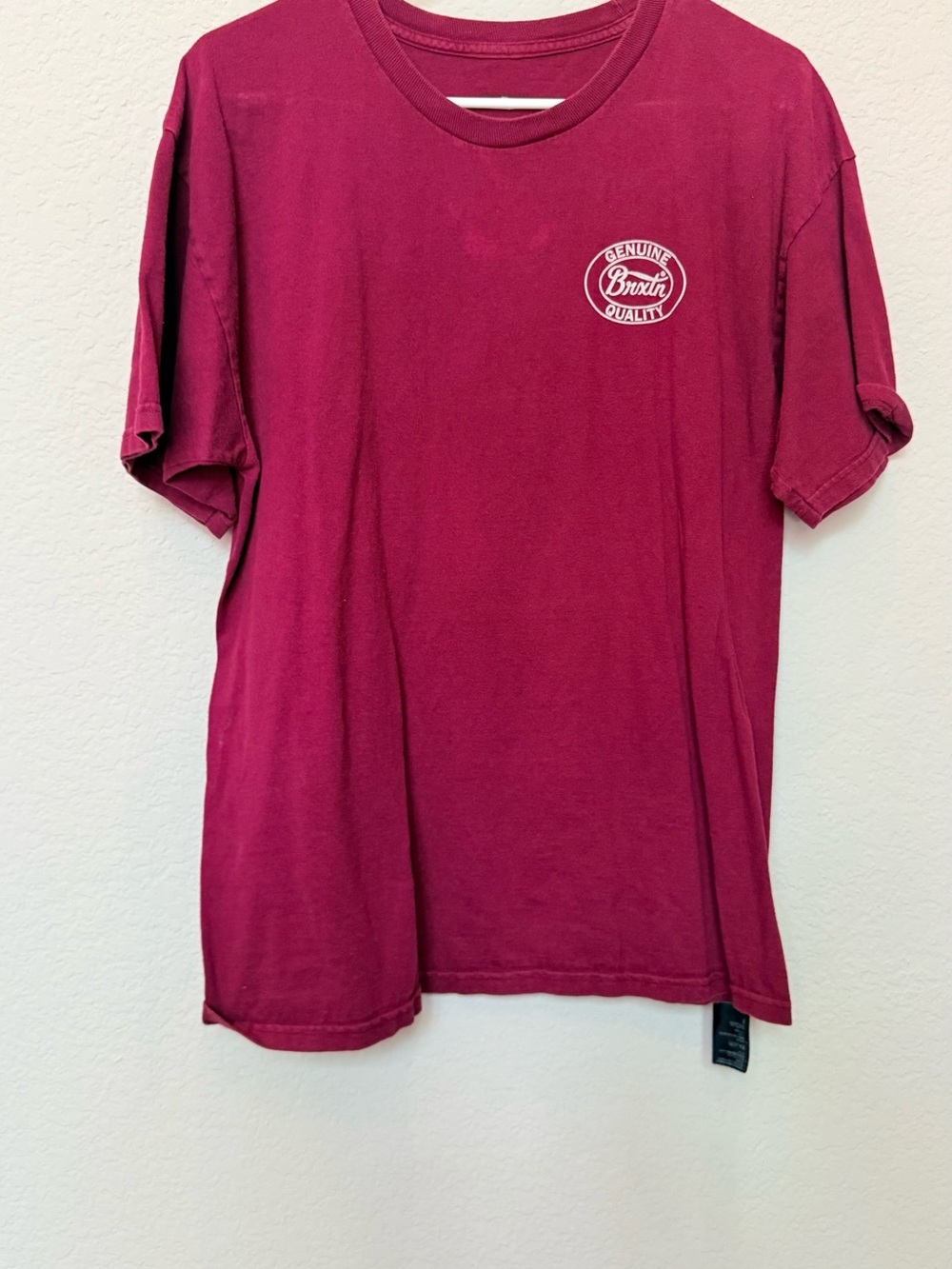 Brixton Maroon Short Sleeve Crew Tee